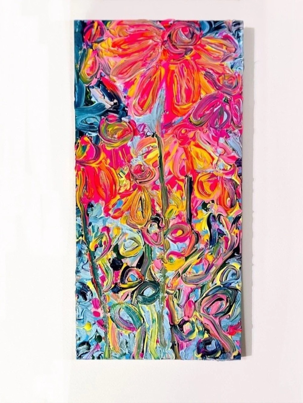 🌺 Original vibrant floral painting for sale by artist 🌸